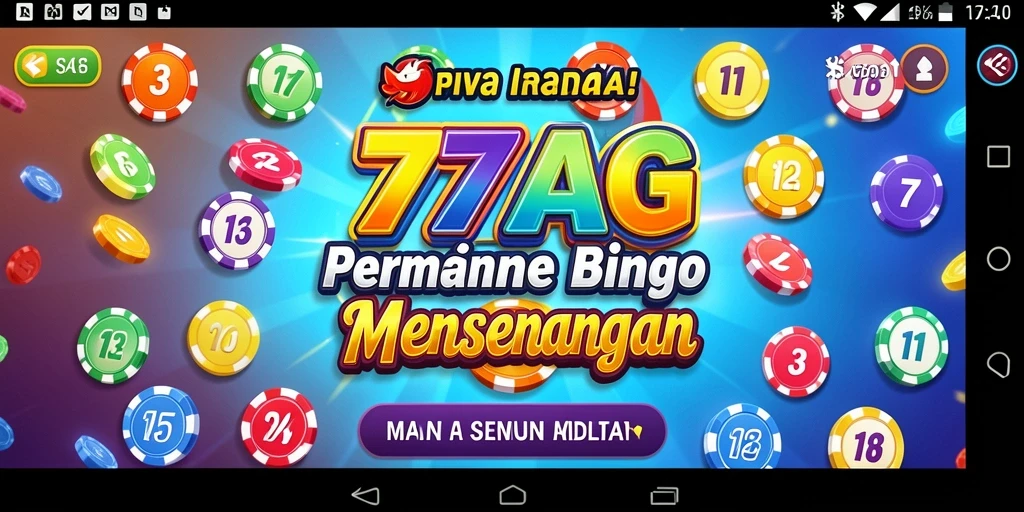 Screenshot gameplay Bingo yang penuh warna dan menarik.