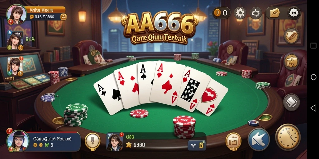 Tampilan screenshot utama menunjukkan gameplay QiuQiu yang mendebarkan.