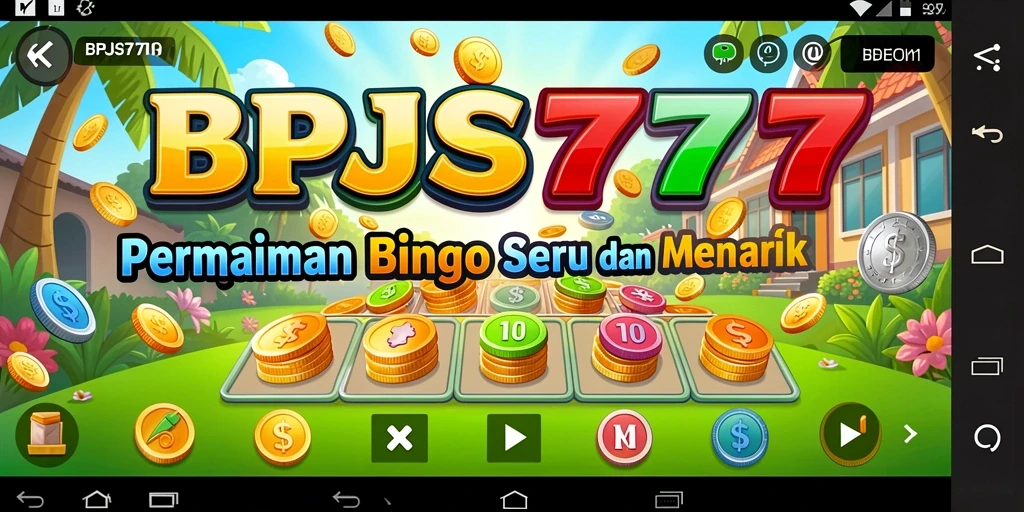 Screenshot gameplay BPJS777 menampilkan keseruan bermain Bingo.