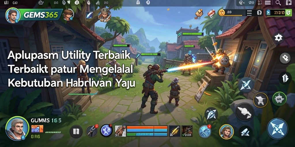 Tampilan antarmuka GEMS365 yang bersih dan fungsional.