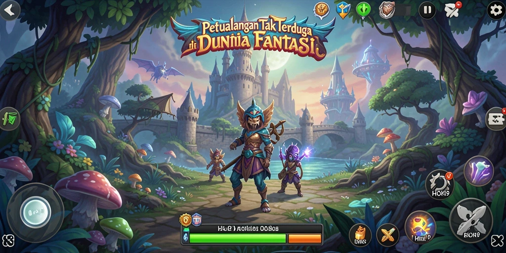 Screenshot gameplay HOKI9 menampilkan aksi seru dalam petualangan fantastis.