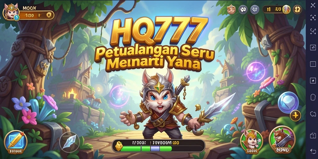 Tampilan gameplay HQ777 yang mengesankan dan mendebarkan.