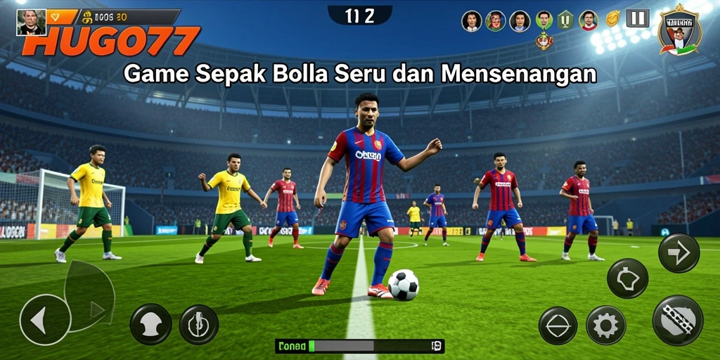 Tampilan gameplay HUGO77 yang seru dan menantang.