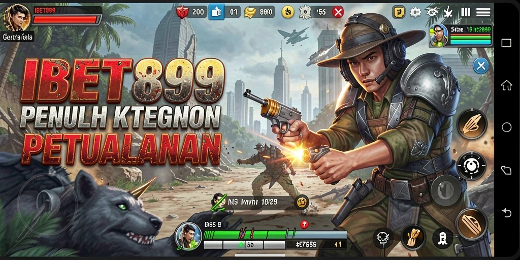 Tampilan aksi mendebarkan dalam gameplay IBET899.