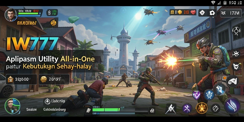 Tampilan utama IW777 yang modern dan fungsional.