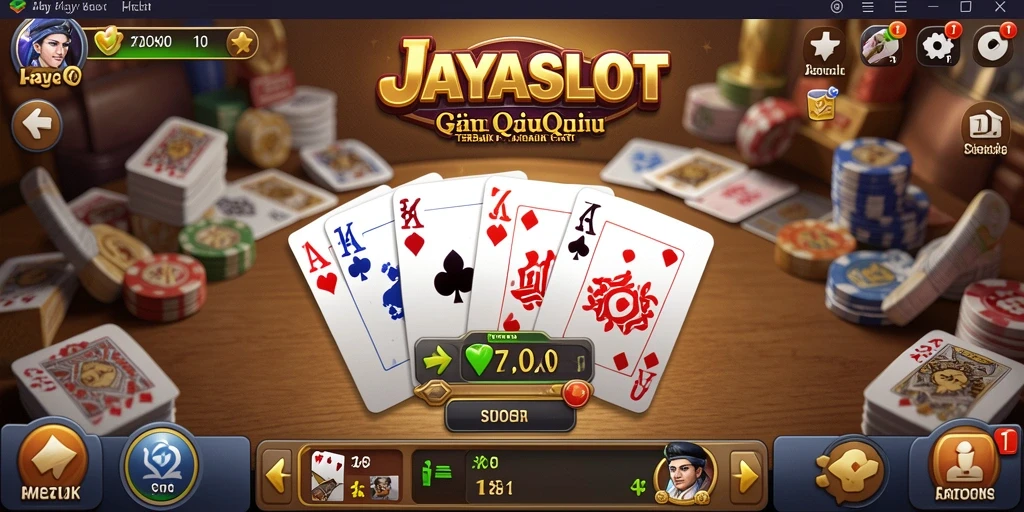 Screenshot menampilkan gameplay menegangkan dari QiuQiu.