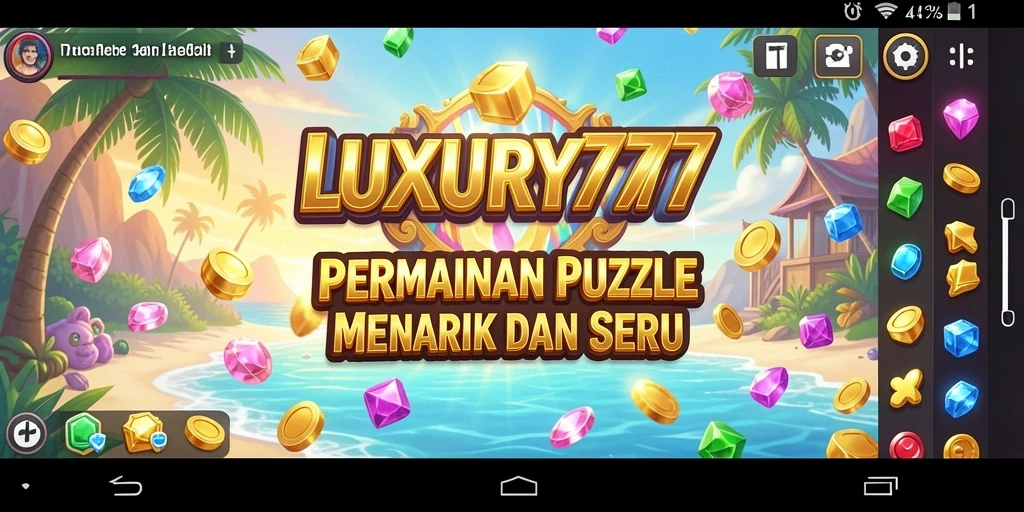 Tampilan gameplay menantang dan menarik dari LUXURY777.