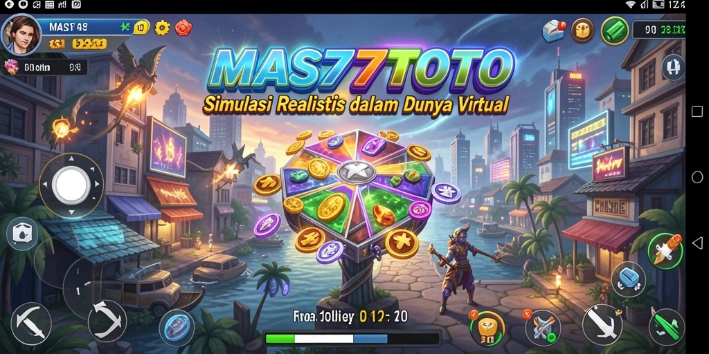 Tampilan gameplay MAS77TOTO yang mengesankan dengan aktivitas interaktif.