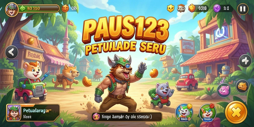 Tampilan asyik gameplay PAUS123 yang penuh tantangan.