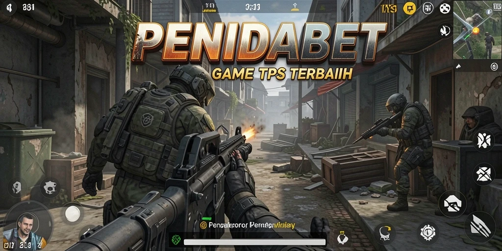 Tampilan gameplay seru dari PENIDABET dengan pertempuran intens.