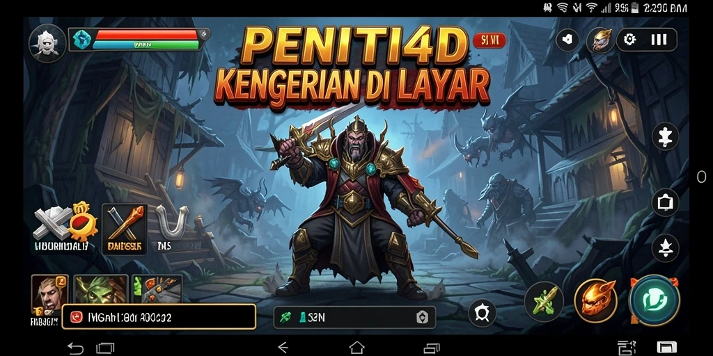 Tangkapan layar yang memperlihatkan momen menegangkan di PENITI4D.