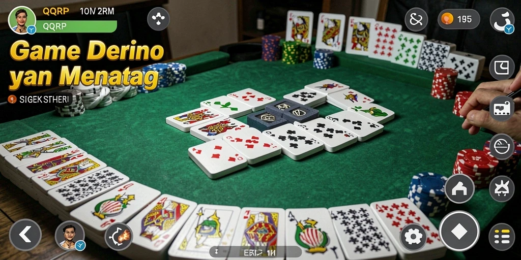 Gameplay seru dari game Domino QQRP yang penuh tantangan.