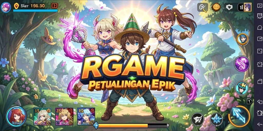 Tampilan gameplay RPGAME yang menarik dan penuh aksi.