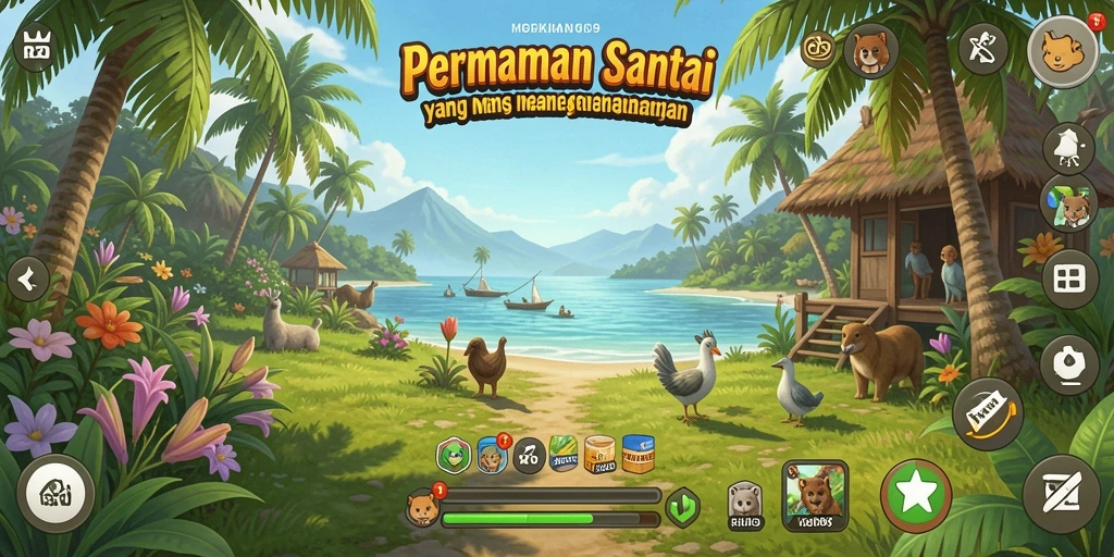 Gambaran gameplay RR89 yang penuh warna dan tantangan santai.